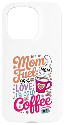 Mom Fuel 99% Liebe 1% kalten Kaffee Hülle für iPhone 15 Pro von Gilbium