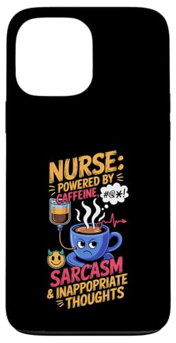 Nurse Powered by Coffein Hülle für iPhone 13 Pro Max von Gilbium