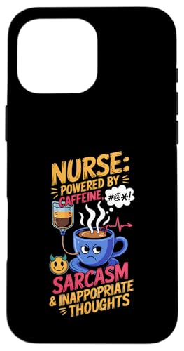 Nurse Powered by Coffein Hülle für iPhone 16 Pro Max Nurse Powered by Coffein Hülle für iPhone 16 Pro Max von Gilbium