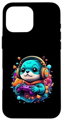 Otterly konzentriert sich aufs Spielen Hülle für iPhone 16 Pro Max von Gilbium