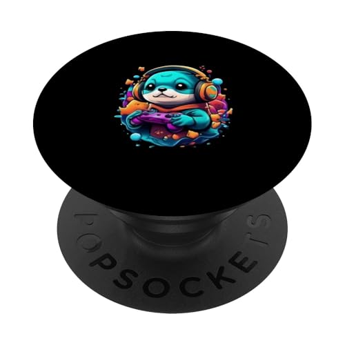 Otterly konzentriert sich aufs Spielen PopSockets Klebender PopGrip Otterly konzentriert sich aufs Spielen PopSockets Klebender PopGrip von Gilbium