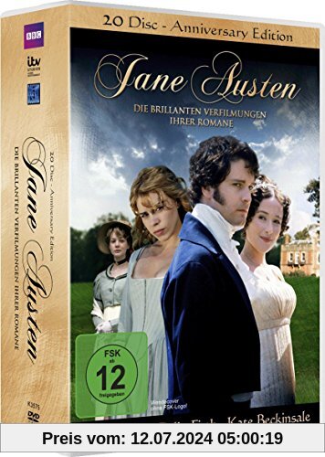 Jane Austen: Die brillanten Verfilmungen ihrer Romane [20 DVDs] von Giles Foster