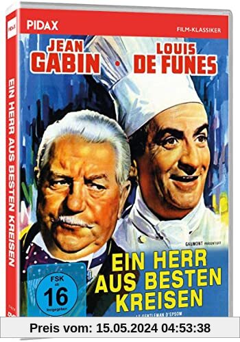 Ein Herr aus besten Kreisen (Le Gentlemen d Epsom) / Brillante Gaunerkomödie mit Jean Gabin und Louis de Funes von Gilles Grangier