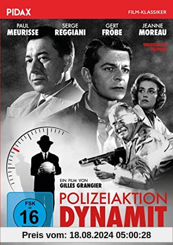 Polizeiaktion Dynamit - Es geschieht Punkt 10 … ( Echec au porteur) / Spannender Kriminalfilm mit Starbesetzung (Pidax Film-Klassiker) von Gilles Grangier