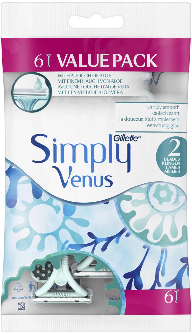 Gillette Venus 2 Einwegrasierer 6 St. Gillette Venus 2 Einwegrasierer 6 St. von Gillette