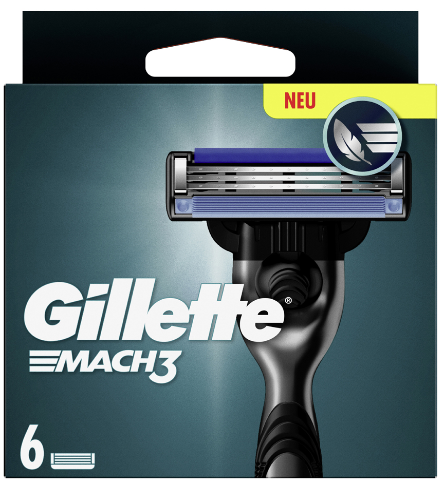 Gillette Ersatzklingen Mach3 Systemklingen, 6er Pack Gillette Ersatzklingen Mach3 Systemklingen, 6er Pack von Gillette
