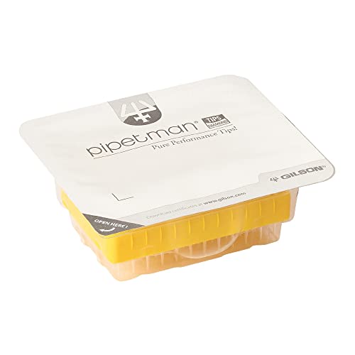 Gilson PIPETMAN Blister Refill D200 Diamond Tip, Non-Filtered, Non-Sterile, 200µl Kapazität, 51 mm Länge, 960 Stück von Gilson