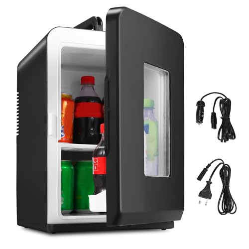 Gimisgu 2 in 1 Mini Kühlschrank, 15 Liter Kühlbox Klein Tragbar mit Kühl und Heizfunktion, für Kosmetik und Getränke, AC/DC Zimmer, Auto, Camping, Büros, Schwarz Gimisgu 2 in 1 Mini Kühlschrank, 15 Liter Kühlbox Klein Tragbar mit Kühl und Heizfunktion, für Kosmetik und Getränke, AC/DC Zimmer, Auto, Camping, Büros, Schwarz von Gimisgu