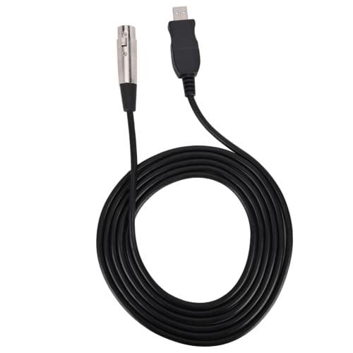 Gind USB-XLR-Adapterkabel, Micro-USB auf XLR-Kabel, klein, kompakt, für Büro von Gind