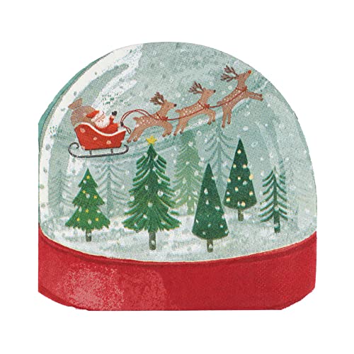 Ginger Ray Snow Globe Papier-Servietten, Geschirr, 16 Stück von Ginger Ray