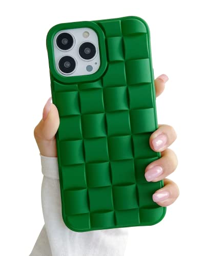 Ginkgonut Kompatibel mit iPhone 15 Pro Max Hülle für Damen/Mädchen, süßes 3D-Design, weiches Silikon, stoßfest, erhöhte Stoßfänger-Ecken, Hülle für iPhone 15 Pro Max (grün) von Ginkgonut