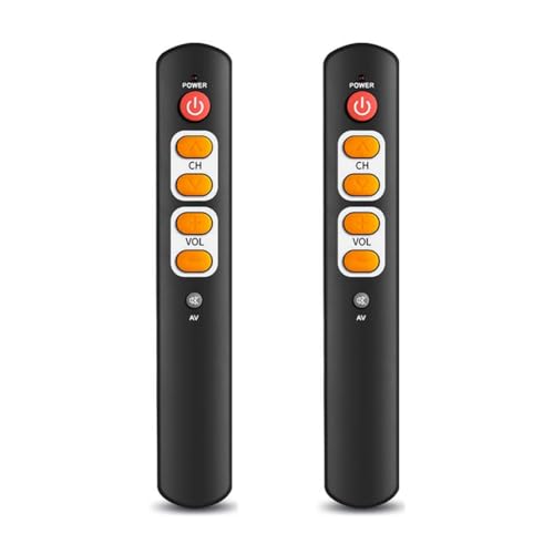 Ginobili 2 Stück Intelligente Universal-Fernbedienung mit 6 Tasten mit Infrarot-Kopierfunktion für TV, Decoder, DVD-Player, DVB, Videorekorder B Ginobili 2 Stück Intelligente Universal-Fernbedienung mit 6 Tasten mit Infrarot-Kopierfunktion für TV, Decoder, DVD-Player, DVB, Videorekorder B von Ginobili