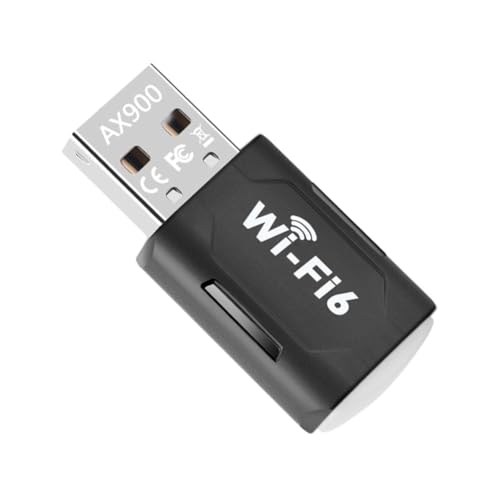 Ginobili 900Mbps WiFi 6 USB Adapter AX900 2.4G 5G Dual Band USB Dongle Wireless WLAN Receiver für Win10&Win11 Ginobili 900Mbps WiFi 6 USB Adapter AX900 2.4G 5G Dual Band USB Dongle Wireless WLAN Receiver für Win10&Win11 von Ginobili
