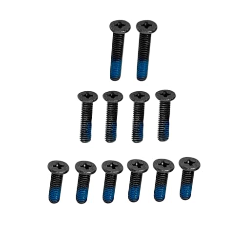 Gintai Schrauben-Set 12 Stück für Asus TUF Gaming FA707 FX707 Laptop-Gehäuse, Basishalterung, Befestigung für Computerboden, Ersatzschrauben für PC Gintai Schrauben-Set 12 Stück für Asus TUF Gaming FA707 FX707 Laptop-Gehäuse, Basishalterung, Befestigung für Computerboden, Ersatzschrauben für PC von Gintai