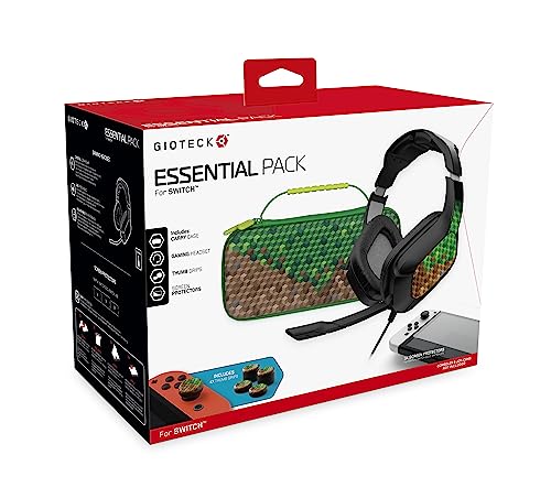 Gioteck - Essential Pack for Nintendo Switch, Switch Lite, Switch OLED (Cube) von Gioteck