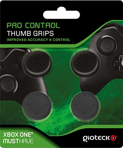 Gioteck PCTGXB1-11-MU Pro Control Gummi Thumb Grips Daumengriffe für Xbox One Schwarz von Gioteck