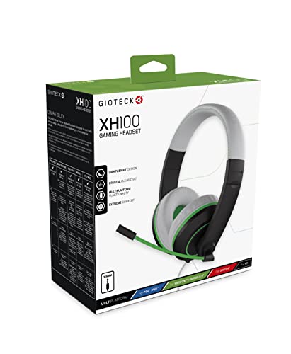 Gioteck XH100X Cuffie Stereo für Xbox Series S/X, PS5, PS4, Nintendo Switch, PC, Mobile - Verde von Gioteck