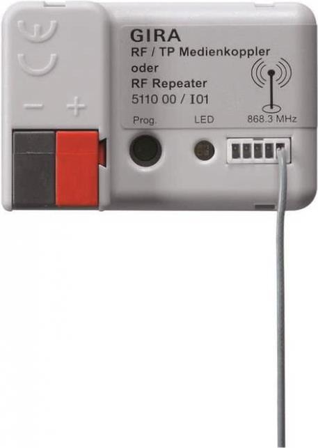 GIRA KNX RF/TP Medienkoppler RF-Repeater 511000 (511000) von Gira