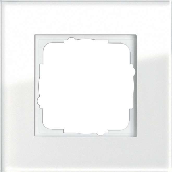 Gira Abdeckrahmen 1f. weissglas 021112 Gira Abdeckrahmen 1f. weissglas 021112 von Gira