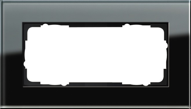 Gira Abdeckrahmen 2f.sw-glas 100205 Gira Abdeckrahmen 2f.sw-glas 100205 von Gira
