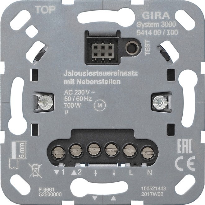 Gira Jalousiesteuereinsatz 541400 Gira Jalousiesteuereinsatz 541400 von Gira