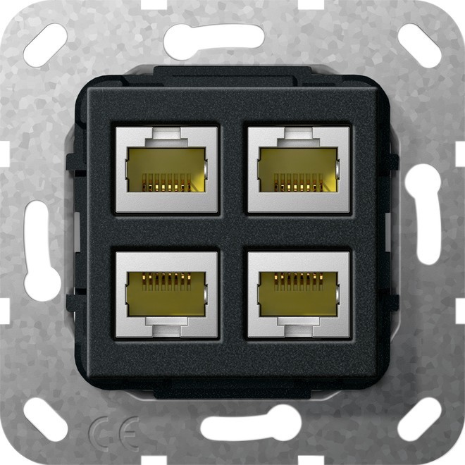 Gira Modular Jack RJ45 Cat6A 569810 Gira Modular Jack RJ45 Cat6A 569810 von Gira