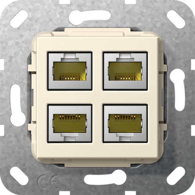 Gira Modular Jack RJ45 Cat6A 569901 Gira Modular Jack RJ45 Cat6A 569901 von Gira