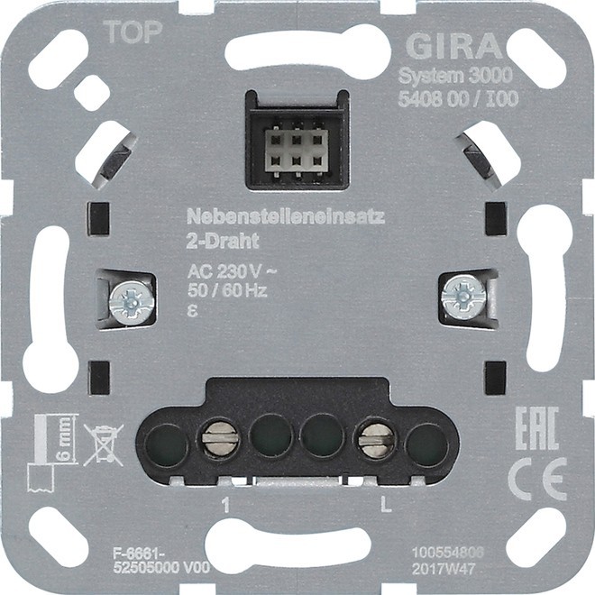 Gira Nebenstelleneinsatz 540800 Gira Nebenstelleneinsatz 540800 von Gira