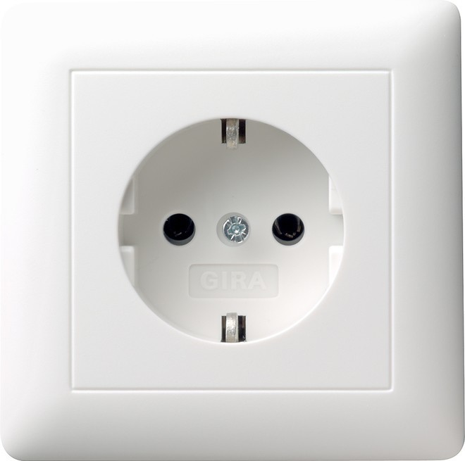 Gira Schuko-Vollplatte rws-gl 044003 von Gira
