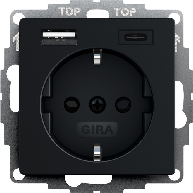 Gira Steckdose+USB 2459005 Gira Steckdose+USB 2459005 von Gira