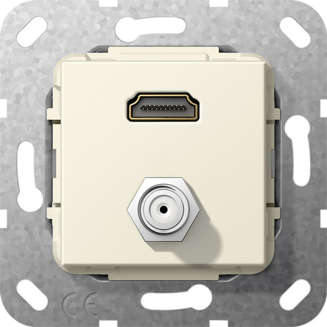 Gira UP Tragring HDMI und SAT 567501 von Gira