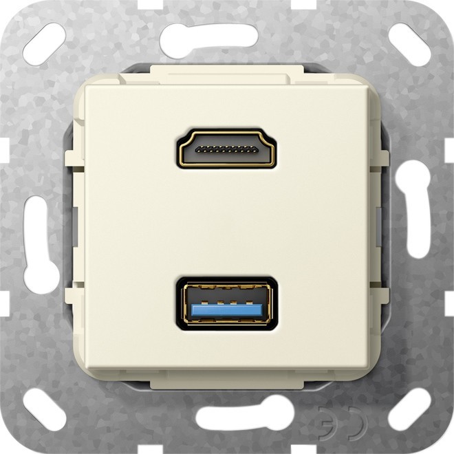 Gira UP Tragring HDMI und USB A 567801 Gira UP Tragring HDMI und USB A 567801 von Gira