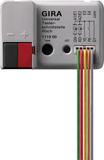 Gira Uni-Tasterschnittstelle 111900 Gira Uni-Tasterschnittstelle 111900 von Gira