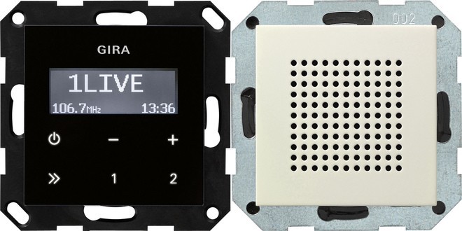 Gira Unterputz-Radio RDS 228001 Gira Unterputz-Radio RDS 228001 von Gira