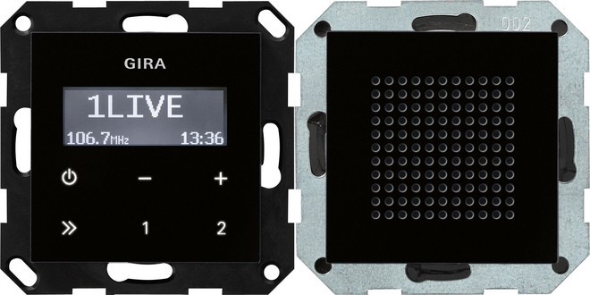 Gira Unterputz-Radio RDS 228005 Gira Unterputz-Radio RDS 228005 von Gira