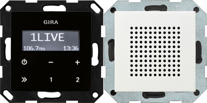 Gira Unterputz-Radio RDS 228027 Gira Unterputz-Radio RDS 228027 von Gira