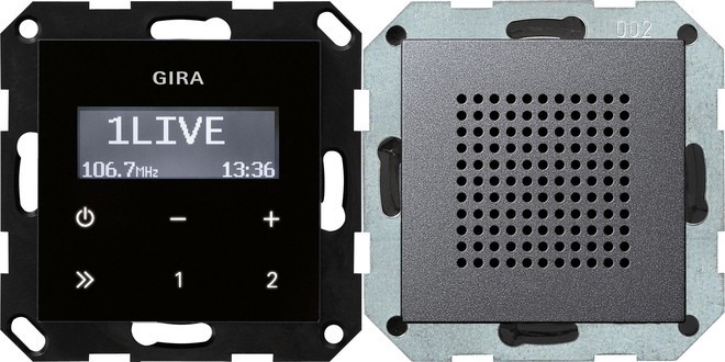 Gira Unterputz-Radio RDS 228028 Gira Unterputz-Radio RDS 228028 von Gira