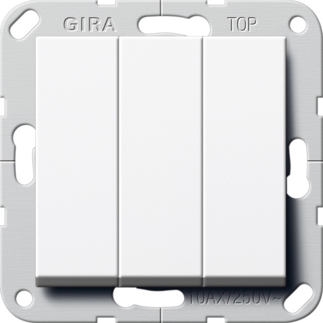 Gira Wippschalter Wechsel 3fach 283203 Gira Wippschalter Wechsel 3fach 283203 von Gira