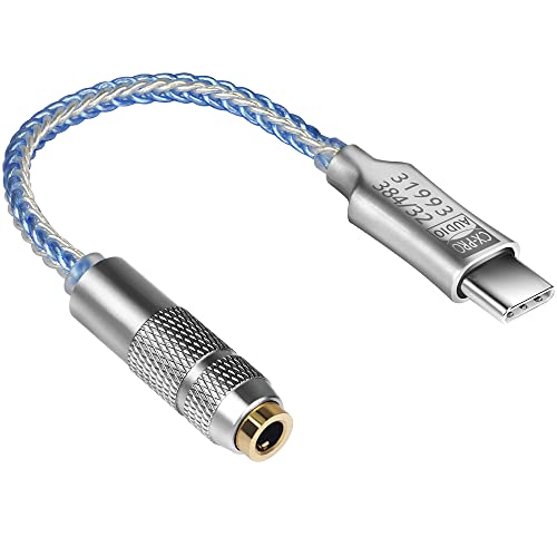 Girftu Adapter USB Typ C auf 3,5 mm CX31993 Kopfhörer CX-Pro DAC Verstärker Kopfhörer mit 3,5 mm Ausgang SNR128dB PCM 32b/384kHz für Android Windows10 Telefonanruf und Leitungskontrolle Girftu Adapter USB Typ C auf 3,5 mm CX31993 Kopfhörer CX-Pro DAC Verstärker Kopfhörer mit 3,5 mm Ausgang SNR128dB PCM 32b/384kHz für Android Windows10 Telefonanruf und Leitungskontrolle von Girftu