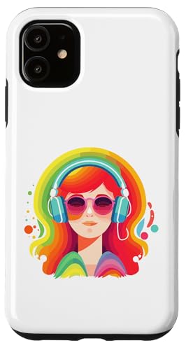 Mädchen Kopfhörer Musik Geschenke für Musikliebhaber Musikliebhaber Hülle für iPhone 11 Mädchen Kopfhörer Musik Geschenke für Musikliebhaber Musikliebhaber Hülle für iPhone 11 von Girl Headphones Modern Tees