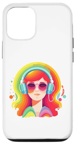 Mädchen Kopfhörer Musik Geschenke für Musikliebhaber Musikliebhaber Hülle für iPhone 12/12 Pro von Girl Headphones Modern Tees
