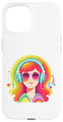 Mädchen Kopfhörer Musik Geschenke für Musikliebhaber Musikliebhaber Hülle für iPhone 15 Mädchen Kopfhörer Musik Geschenke für Musikliebhaber Musikliebhaber Hülle für iPhone 15 von Girl Headphones Modern Tees
