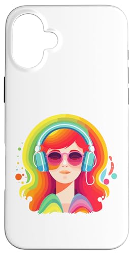 Mädchen Kopfhörer Musik Geschenke für Musikliebhaber Musikliebhaber Hülle für iPhone 16 Plus Mädchen Kopfhörer Musik Geschenke für Musikliebhaber Musikliebhaber Hülle für iPhone 16 Plus von Girl Headphones Modern Tees