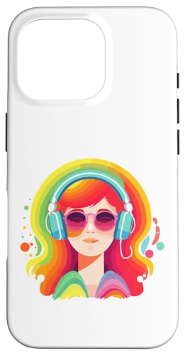 Mädchen Kopfhörer Musik Geschenke für Musikliebhaber Musikliebhaber Hülle für iPhone 16 Pro Mädchen Kopfhörer Musik Geschenke für Musikliebhaber Musikliebhaber Hülle für iPhone 16 Pro von Girl Headphones Modern Tees