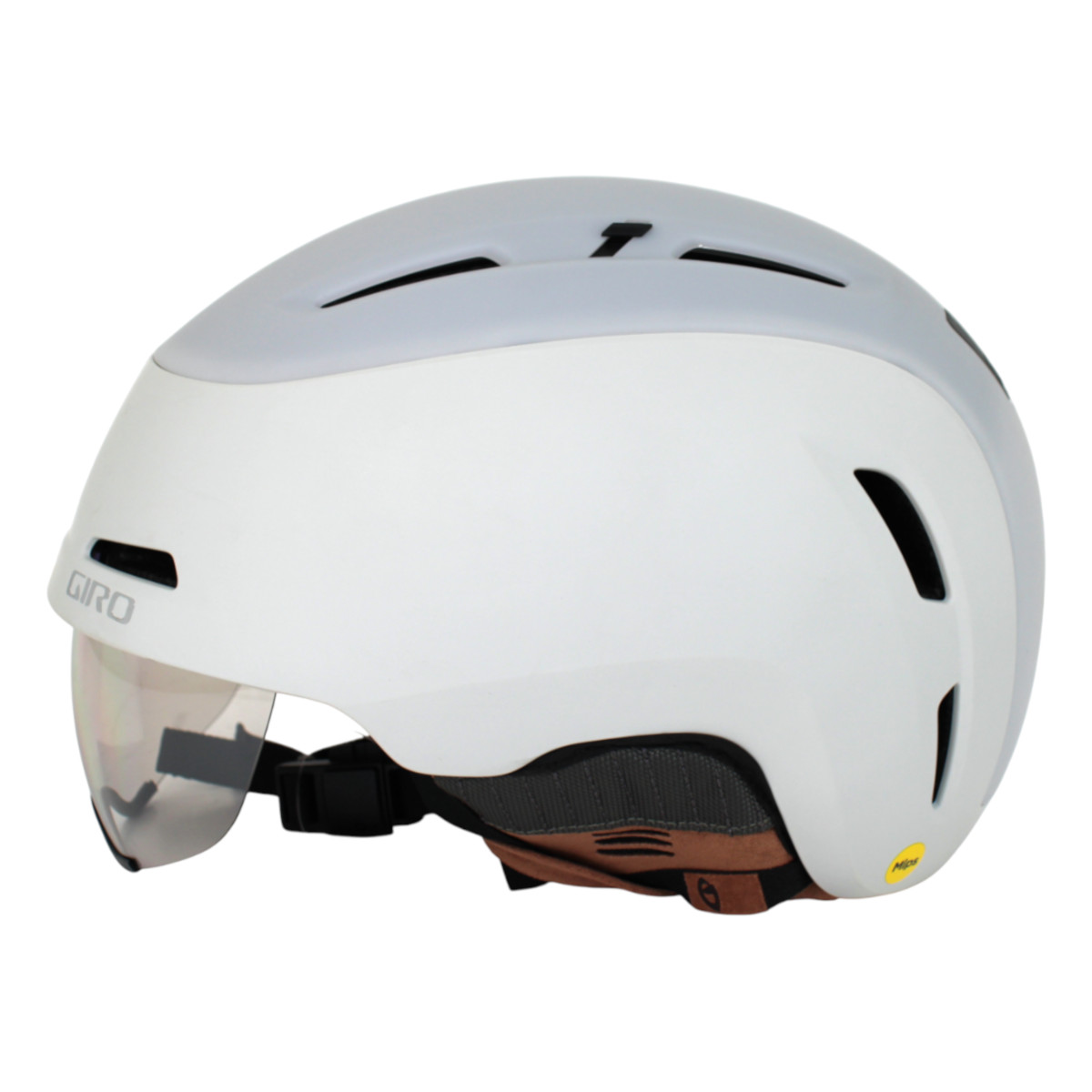 Giro 7079104 Bexley MIPS Fahrradhelm LED Rücklicht in Matte White Large 59-63 c Giro 7079104 Bexley MIPS Fahrradhelm LED Rücklicht in Matte White Large 59-63 c von Giro