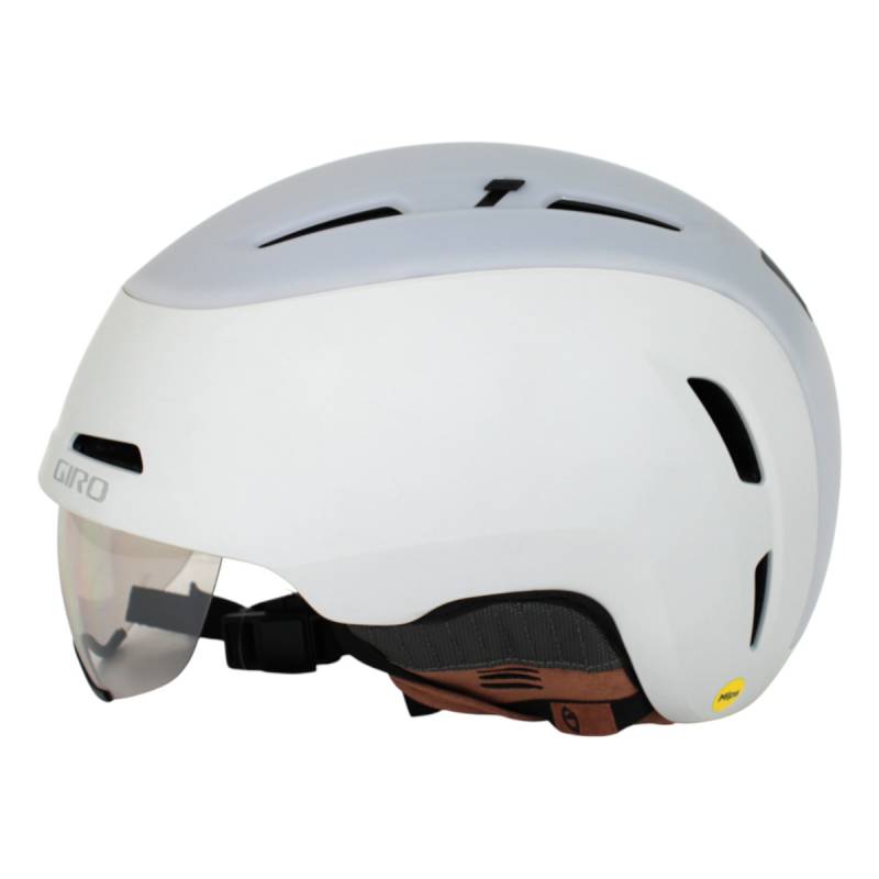 Giro 7079104 Bexley MIPS Fahrradhelm LED Rücklicht in Matte White Large 59-63 c von Giro