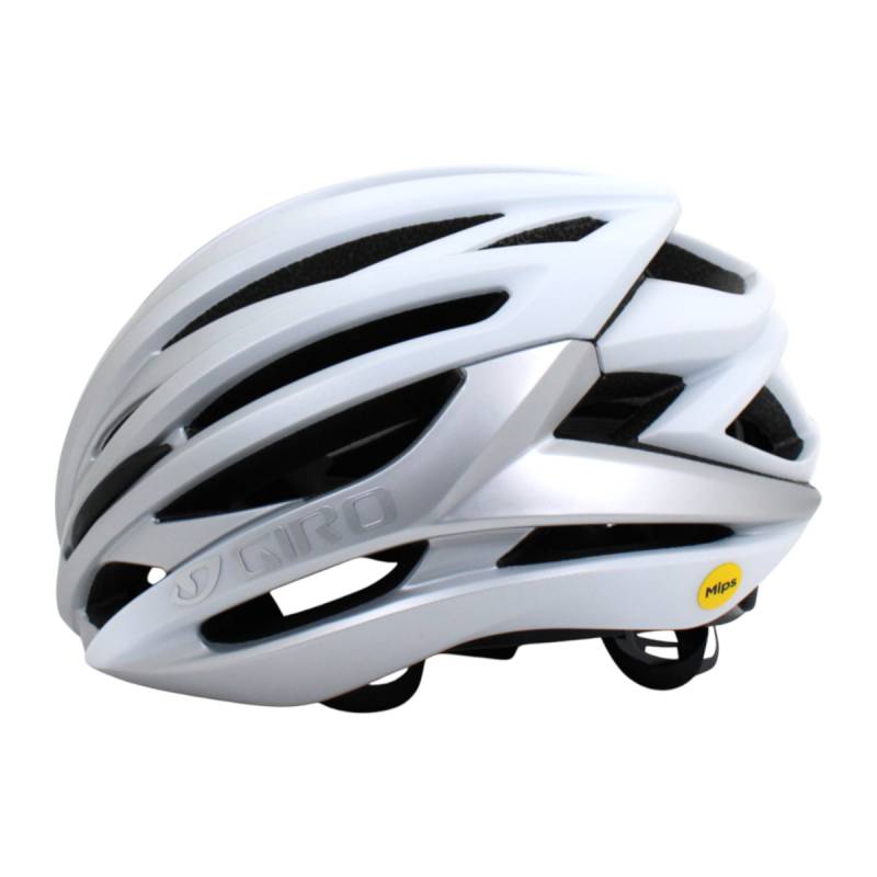 Giro 7099687 Syntax Mips Fahrradhelm Matte White Silver Größe Small 51-55 cm von Giro