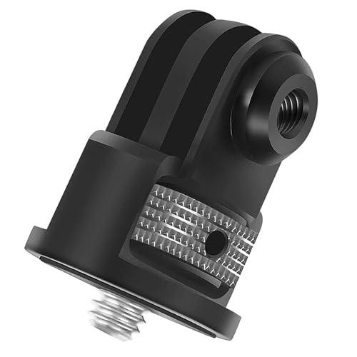 GisWell Aluminium Stativ Adapter,1/4 Zoll Kamera Halterung Adapter,Aluminium 1/4 Zoll Kamera Halterung Adapter, für Insta360 ONE R X2 für GOPRO 10 9 8 MAX GisWell Aluminium Stativ Adapter,1/4 Zoll Kamera Halterung Adapter,Aluminium 1/4 Zoll Kamera Halterung Adapter, für Insta360 ONE R X2 für GOPRO 10 9 8 MAX von GisWell