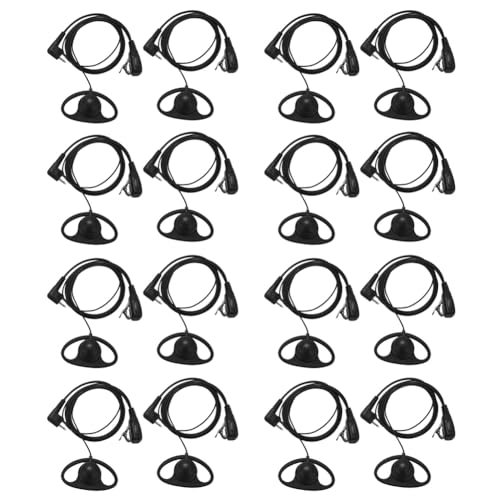 Gisoanudt (16 Pack 2Pin Erweiterte D Form Clip Ohr Ptt Headset Ohrhörer Mikrofon Fuer 2 Wege Funkgeraete Gp88S Gp300 Gp68 Gp2000 Gp88 Gp3188 Cp040 Cp1200 A8 A6 A10 A12 Gisoanudt (16 Pack 2Pin Erweiterte D Form Clip Ohr Ptt Headset Ohrhörer Mikrofon Fuer 2 Wege Funkgeraete Gp88S Gp300 Gp68 Gp2000 Gp88 Gp3188 Cp040 Cp1200 A8 A6 A10 A12 von Gisoanudt