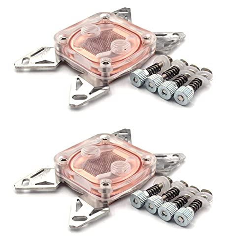 Gisoanudt 2X Computer CPU Kühler Wasser Kühlungs Block Kupfer Basis POM Abdeckung für LGA 1155 2011 für AMD AM4 Lüfter Kühlung Gisoanudt 2X Computer CPU Kühler Wasser Kühlungs Block Kupfer Basis POM Abdeckung für LGA 1155 2011 für AMD AM4 Lüfter Kühlung von Gisoanudt